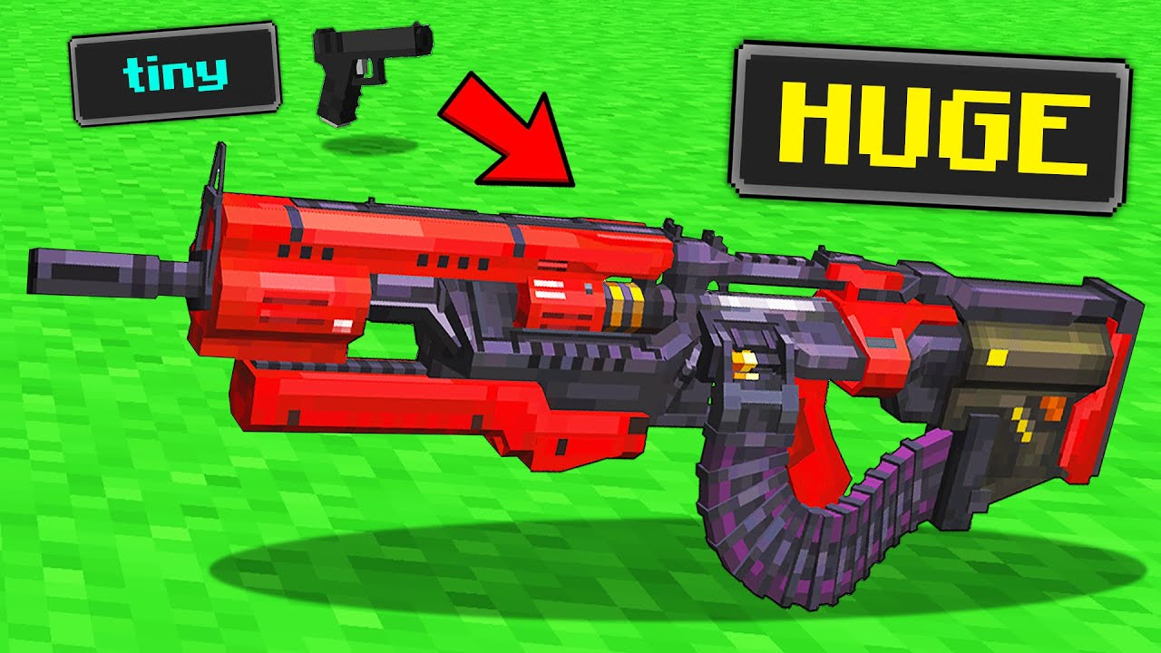 Every Kill, Your Gun Gets GIANT in Minecraft Bedwars...